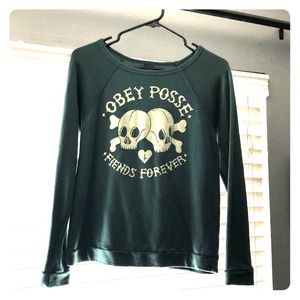 Obey Posse Fiends Forever Sweatshirt ☠️